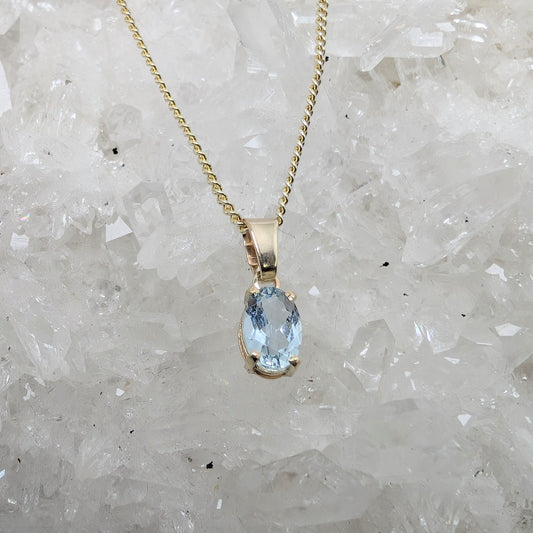 7x5 C 9ct Gold Pendant