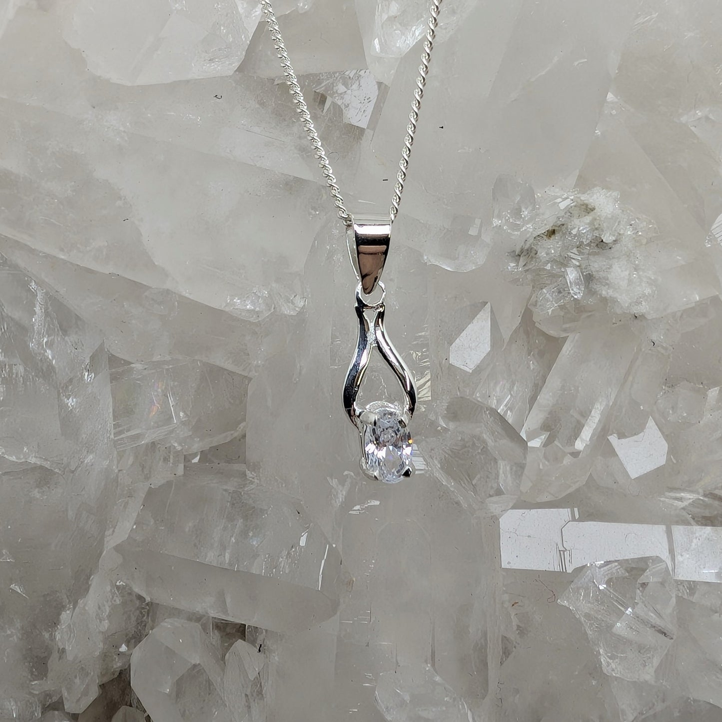 6x4B Sterling Silver Pendant