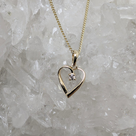 Heart 9ct Gold Pendant