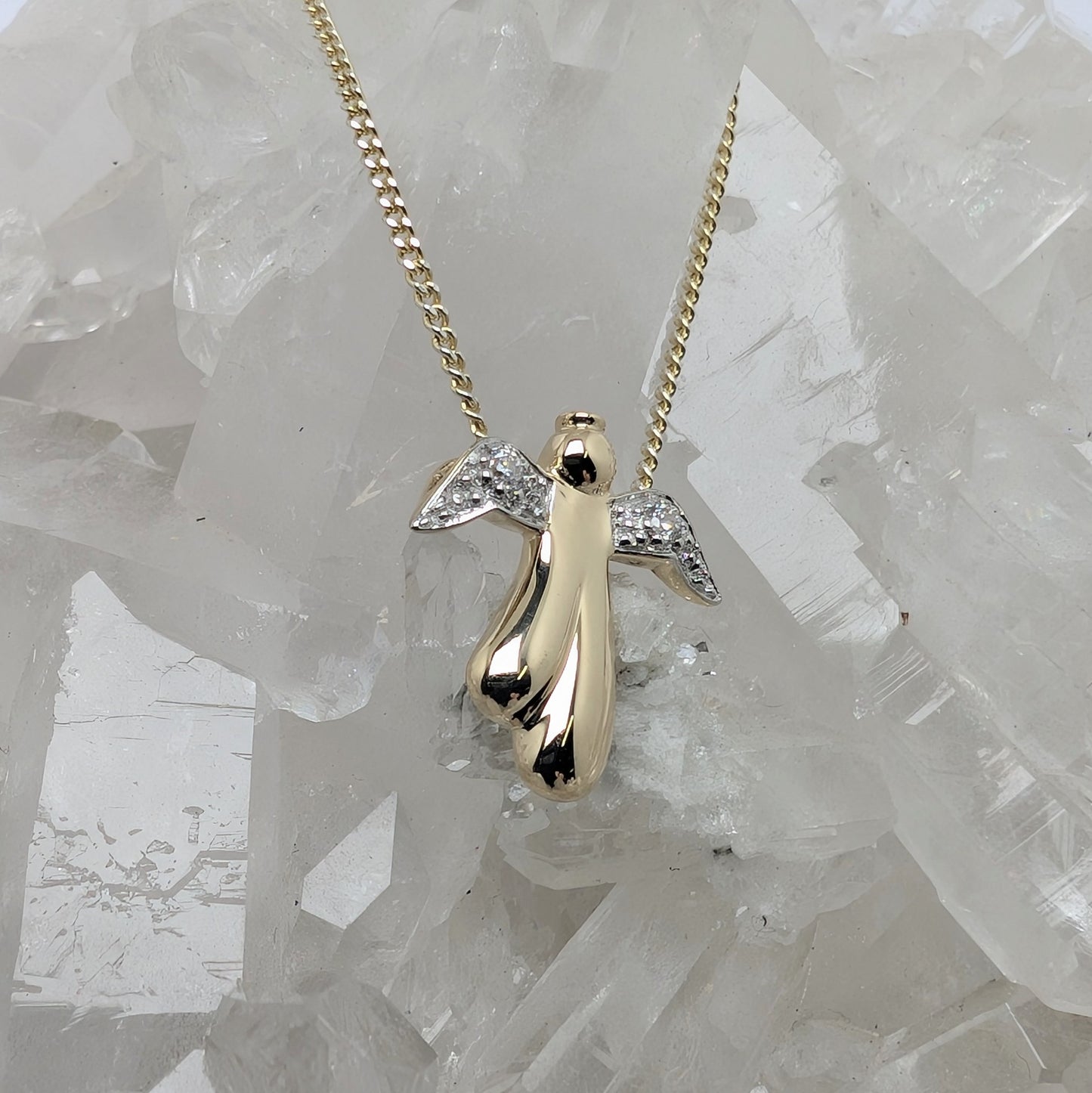 Angel 9ct Gold Pendant