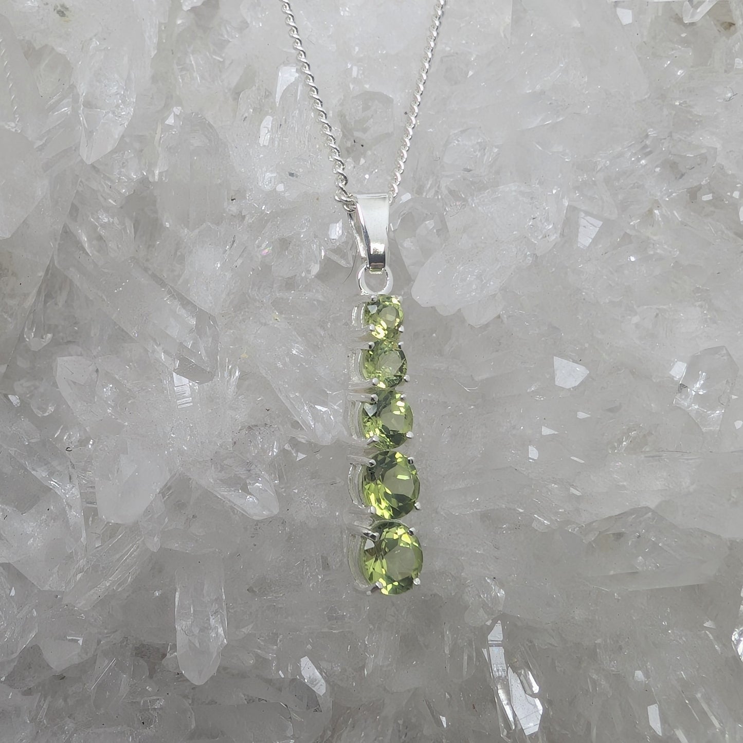 Long Snowman Sterling Silver Pendant