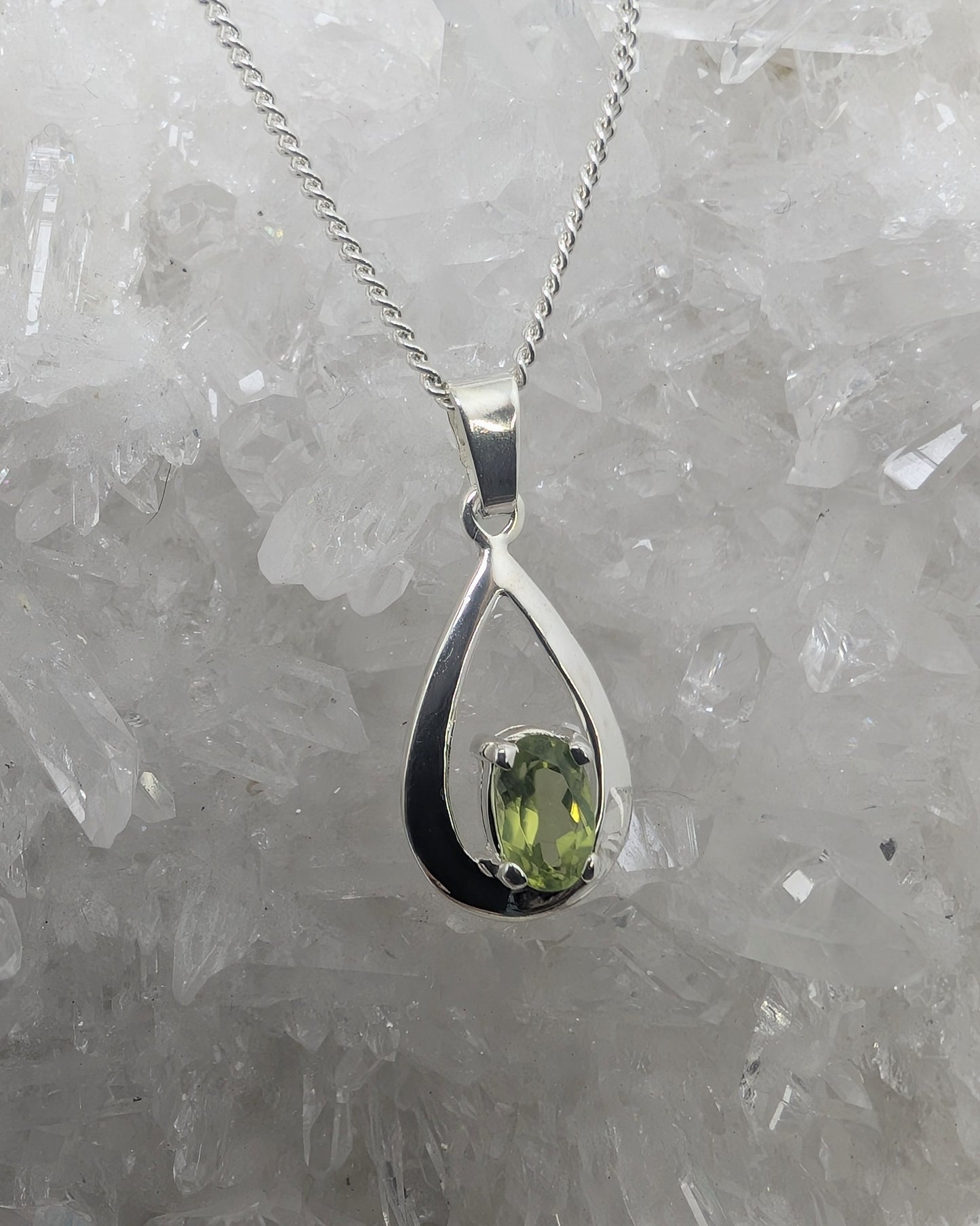 5mm C Pendant Sterling Silver