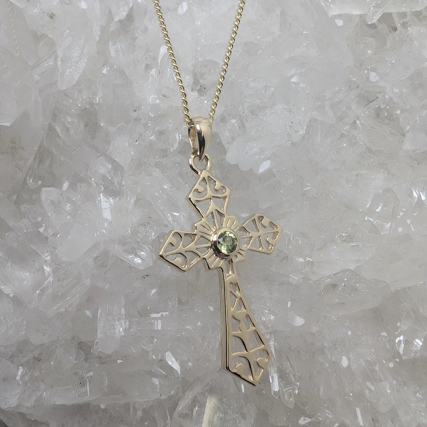Celtic Cross 9ct Gold Pendant