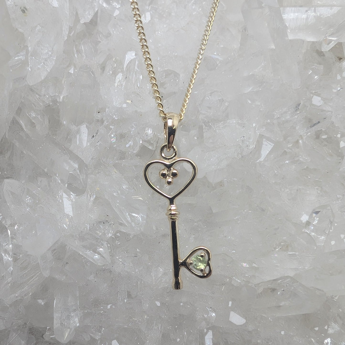 Key 9ct Gold Pendant