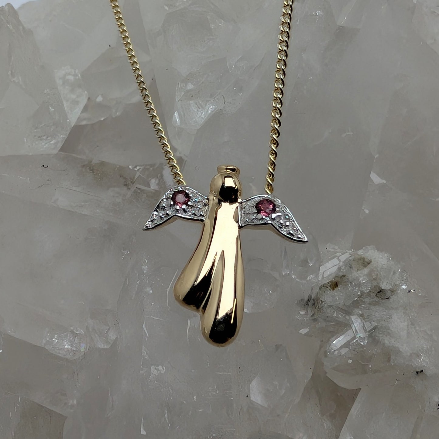 Angel 9ct Gold Pendant