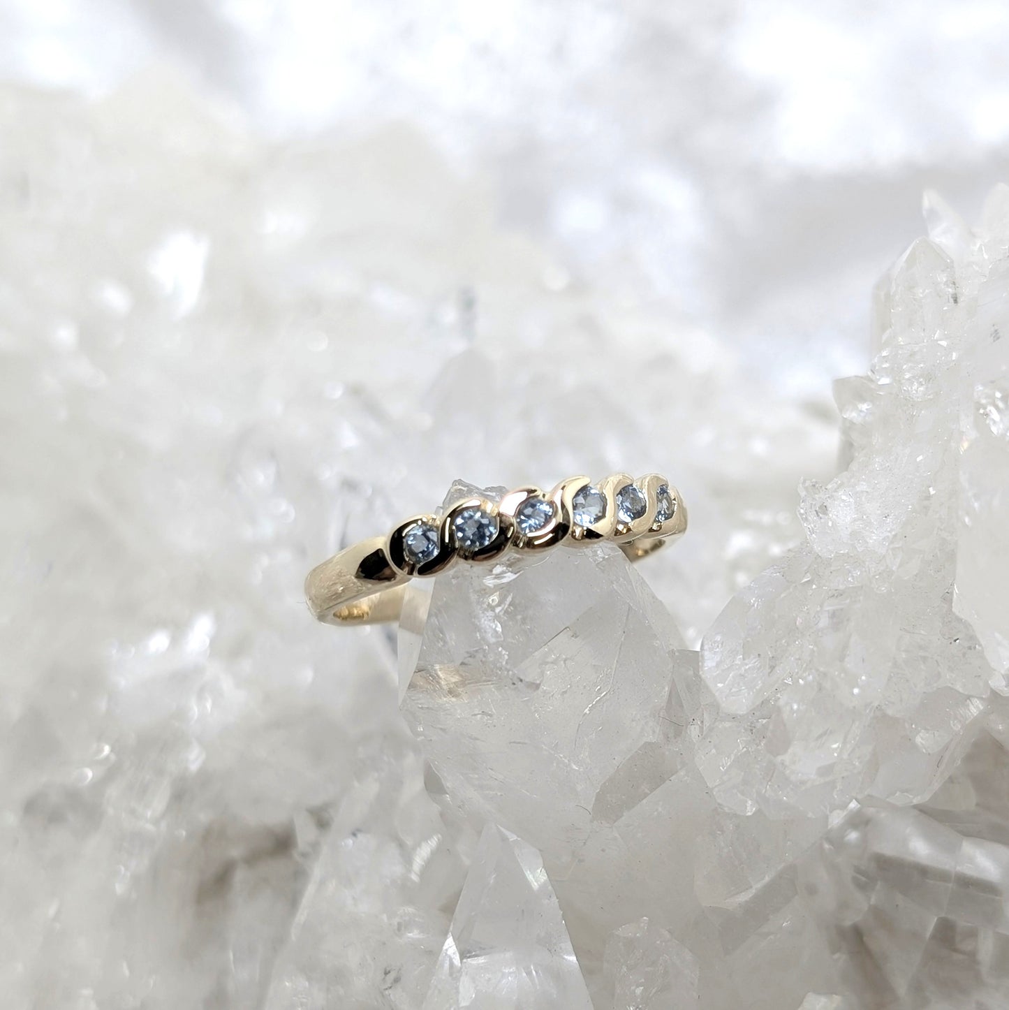 Aquamarine Ring 9ct R4