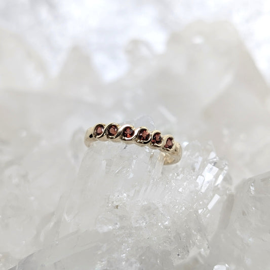 Garnet Ring 9ct R4
