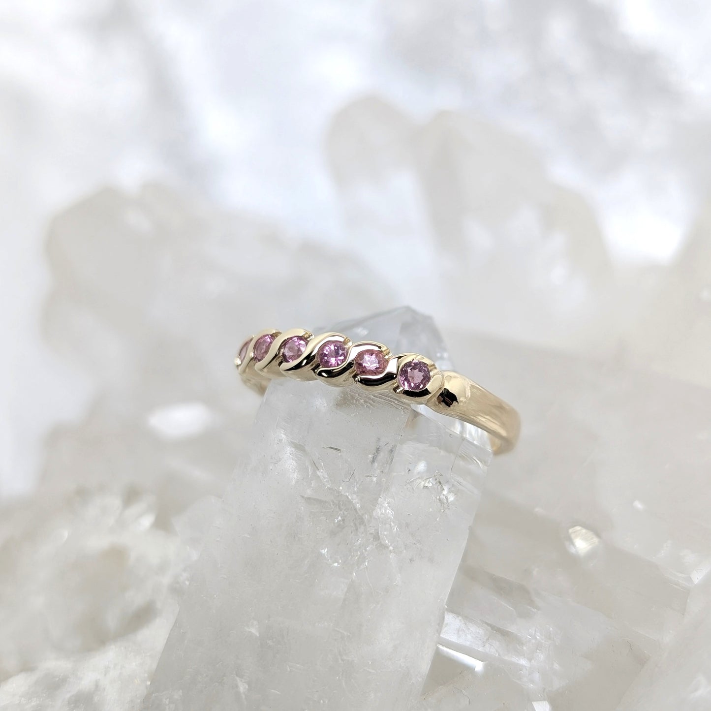 Pink Tourmaline Ring 9ct R4