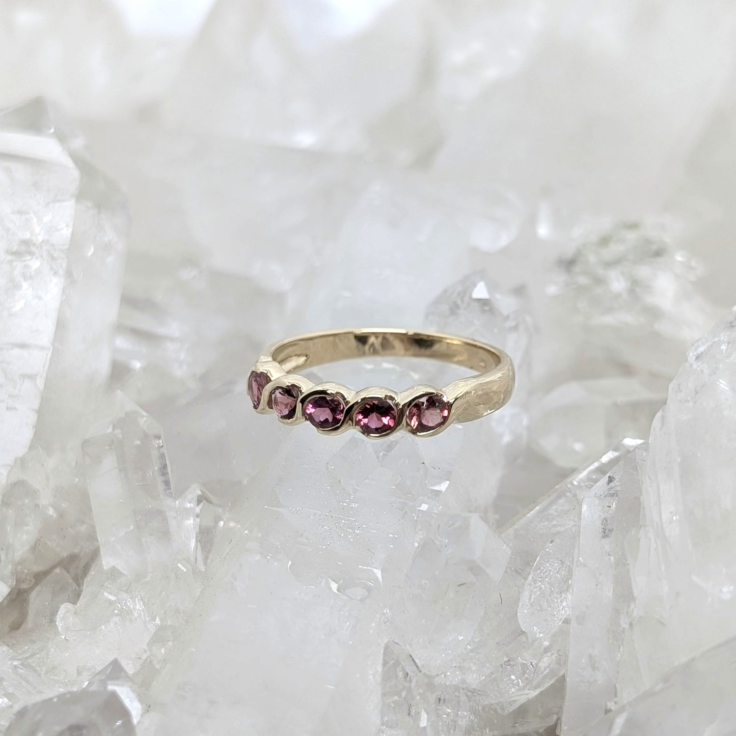 Pink Tourmaline Ring 9ct R5