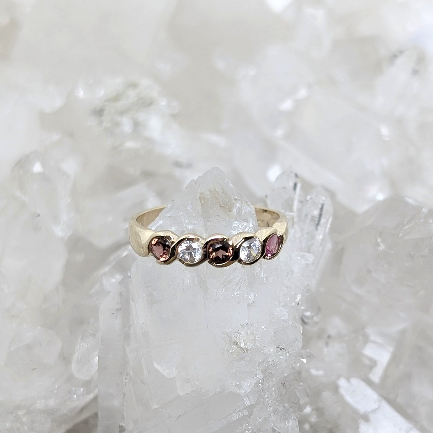 Pink Tourmaline Ring 9ct R5