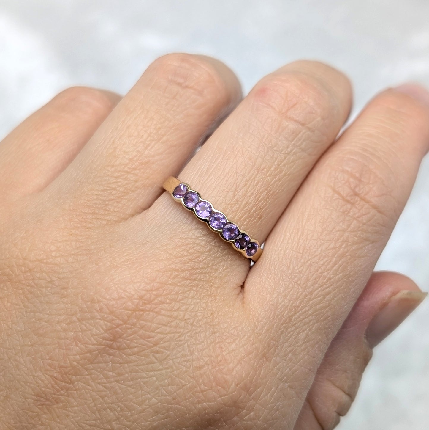 Amethyst Ring 9ct R42
