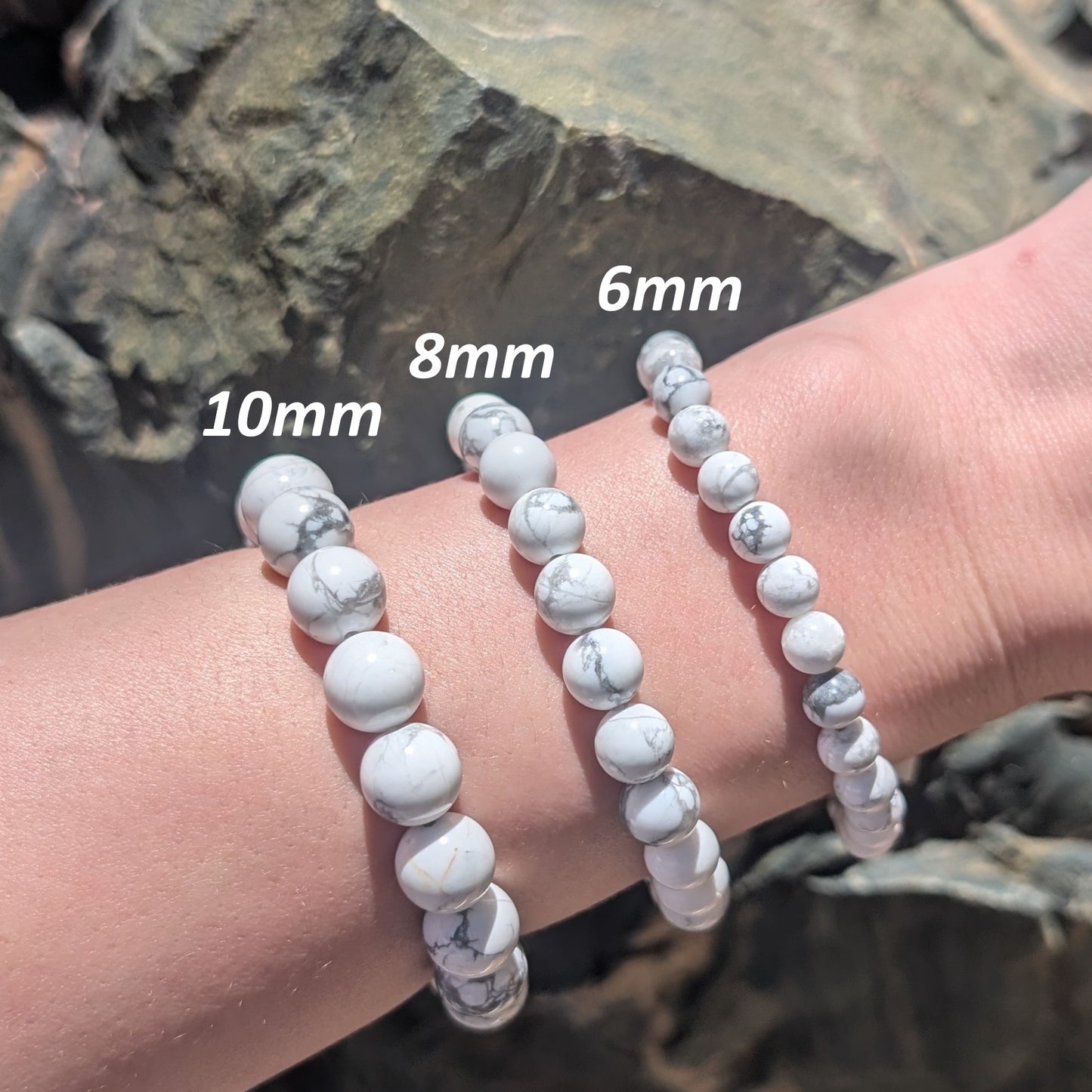 10mm Howlite Bracelet