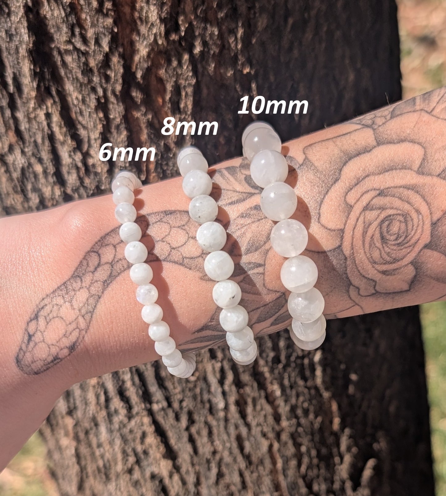 8mm Moonstone Bracelet