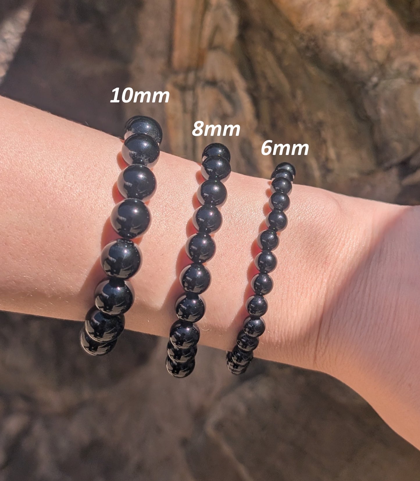 10mm Black Tourmaline Bracelet