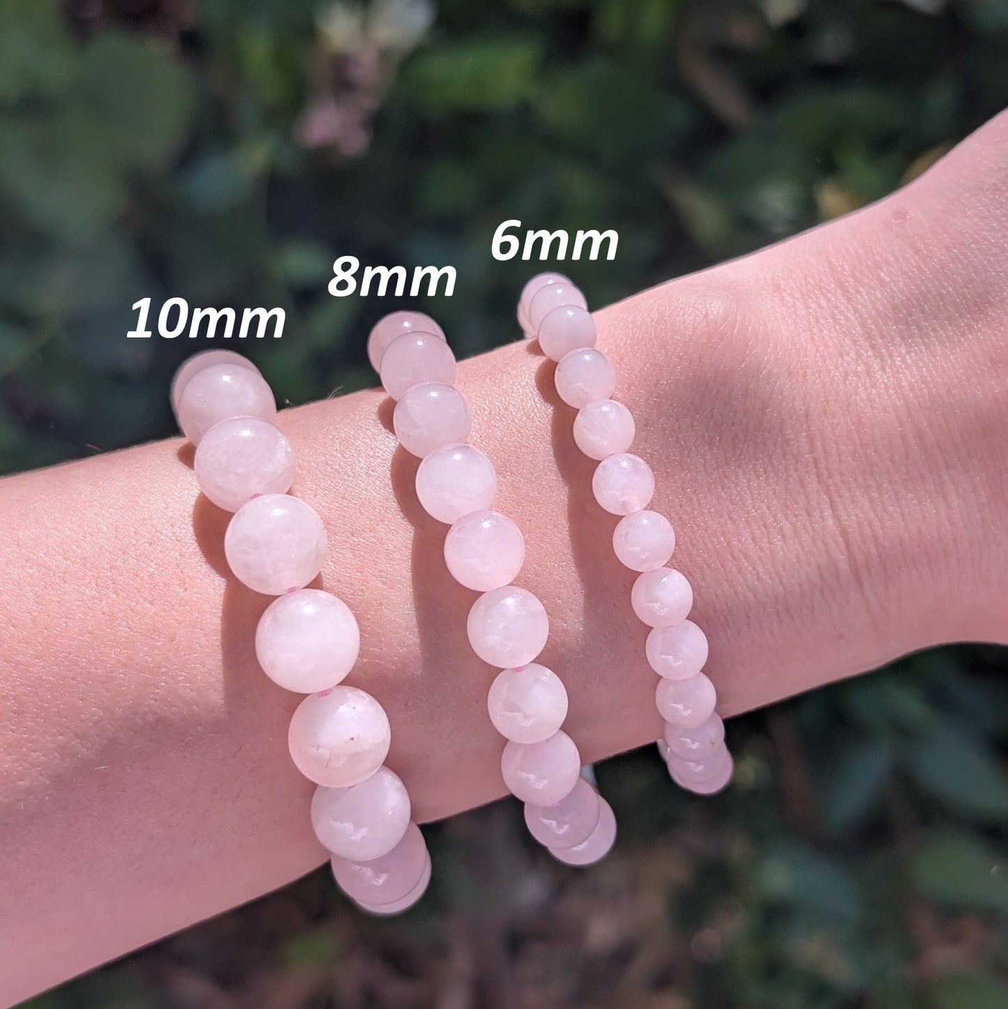 8mm Rose Quartz Bracelet