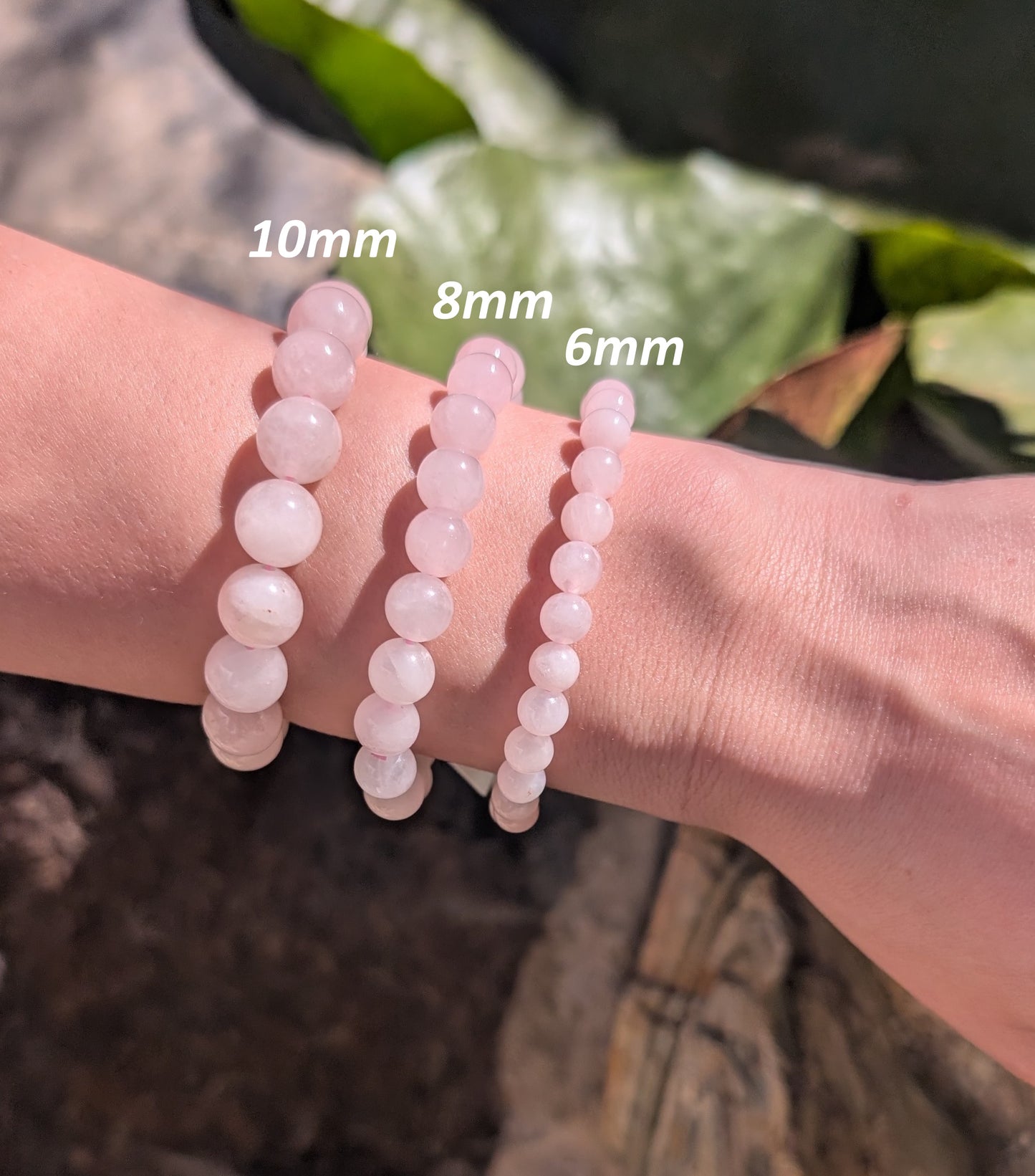 10mm Rose Quartz Bracelet