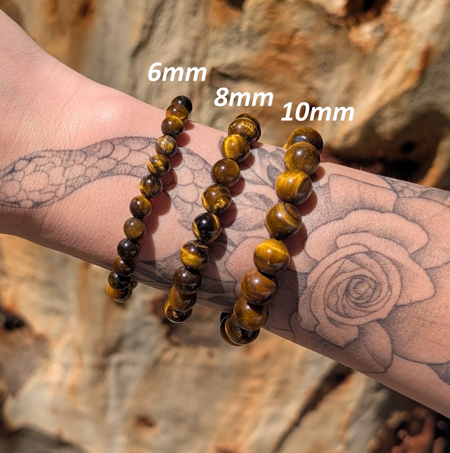 6mm Tigers Eye Bracelet