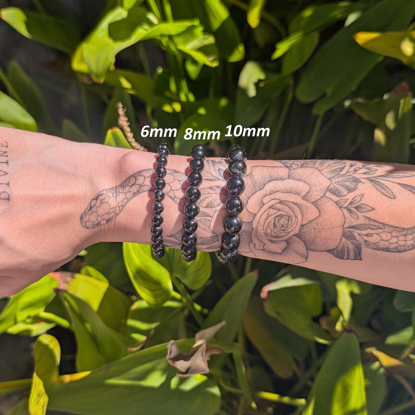 6mm Black Tourmaline Bracelet