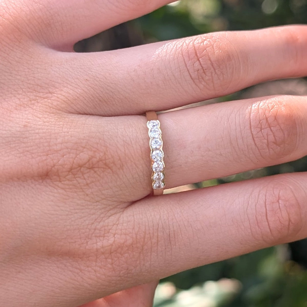 Cubic Zirconia Ring 9ct R42
