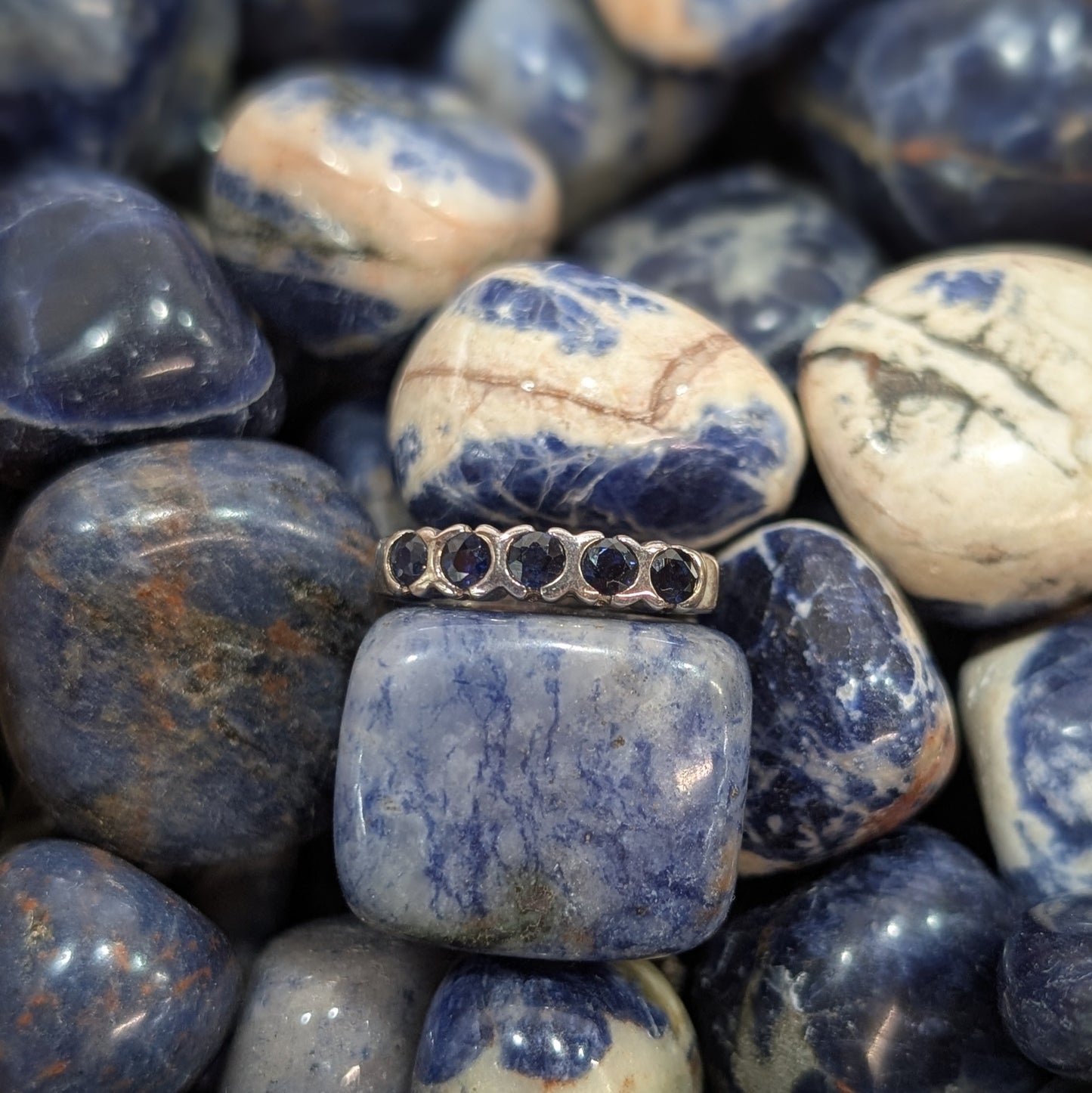 Sapphire Sterling Silver Ring R46