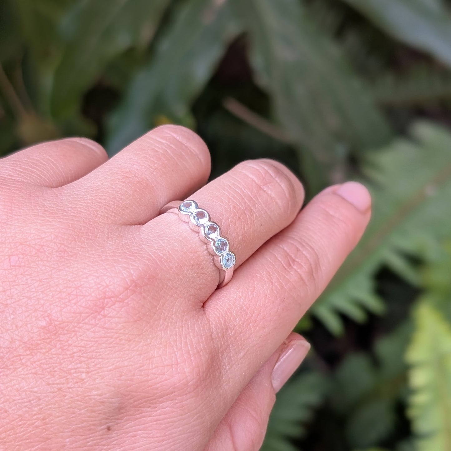 Cubic Zirconia Ring Sterling Silver R51