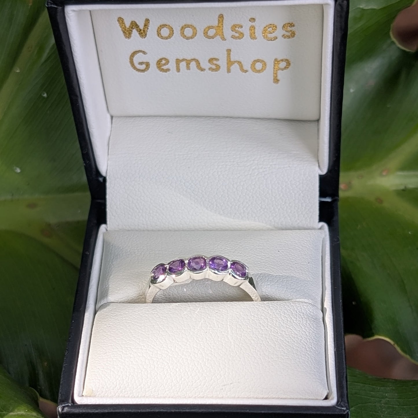 Amethyst Ring Sterling Silver R51