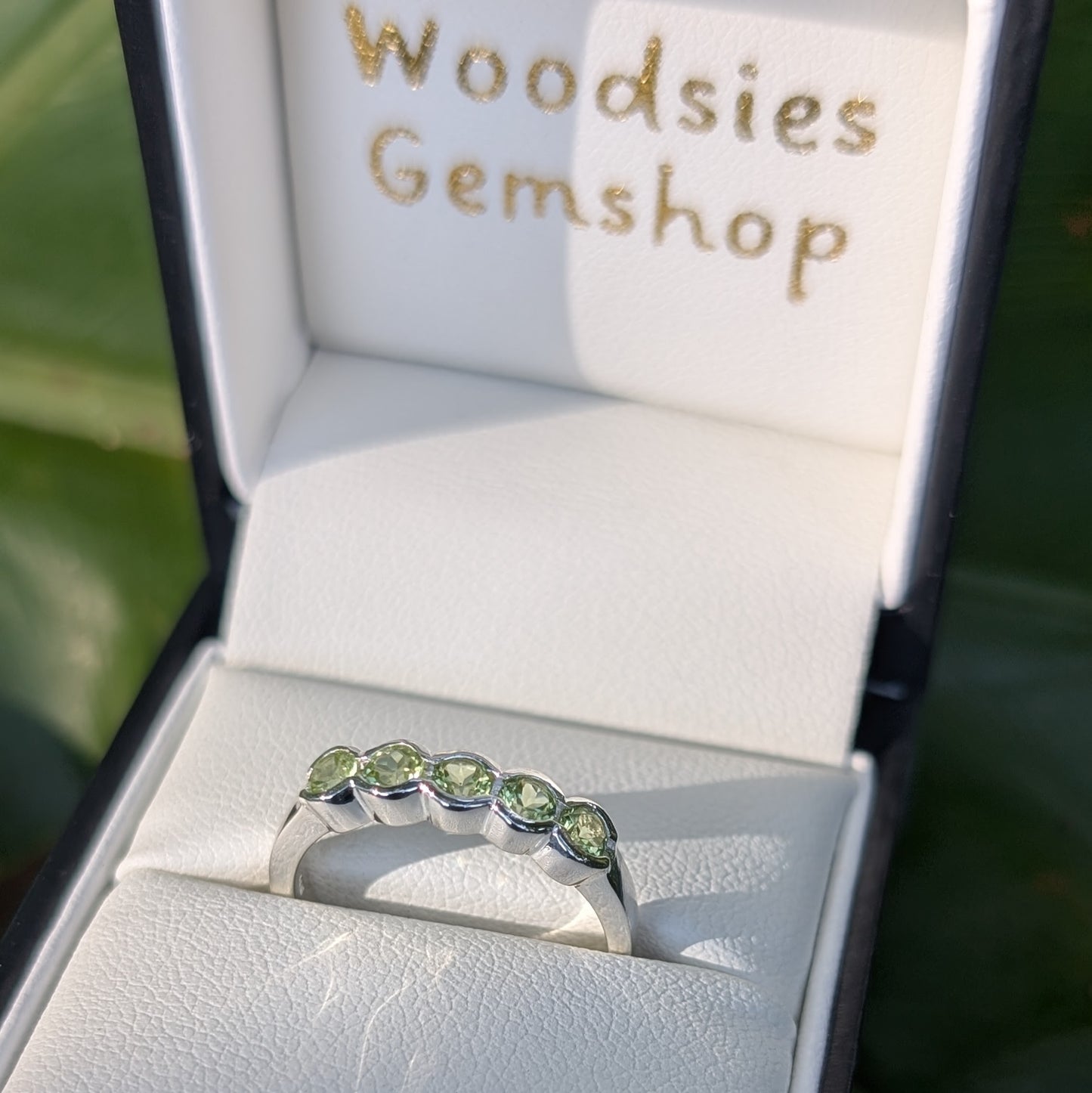 Peridot Ring Sterling Silver R51