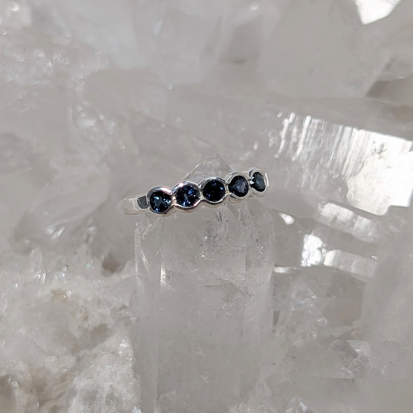 Sapphire Sterling Silver Ring R51