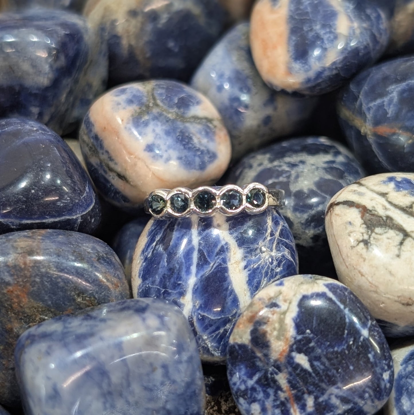 Sapphire Sterling Silver Ring R51