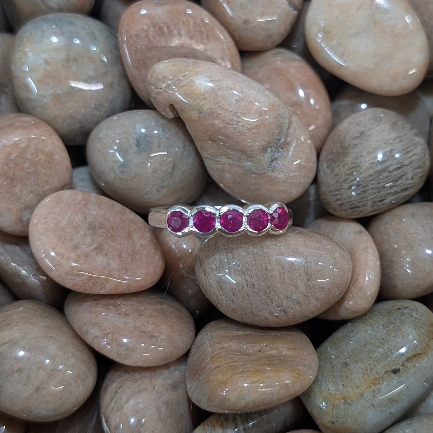 Ruby Ring Sterling Silver R51