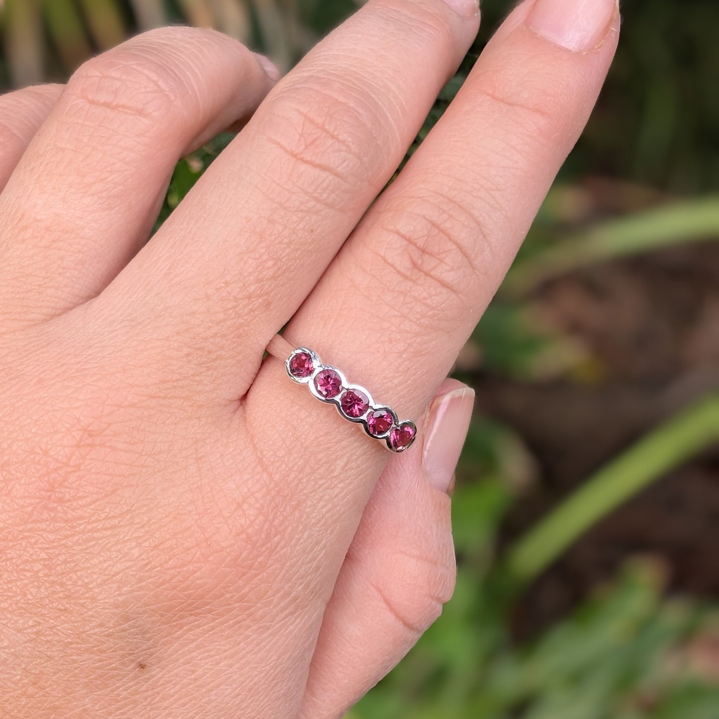 Ruby Ring Sterling Silver R51