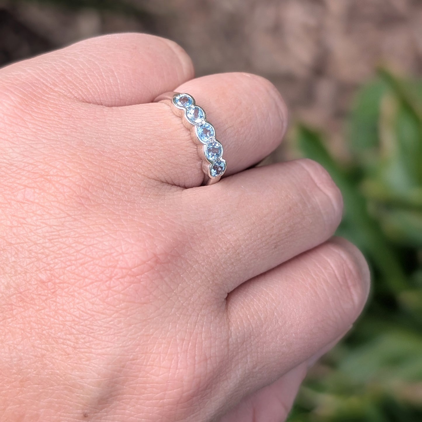 Topaz Ring Sterling Silver R51