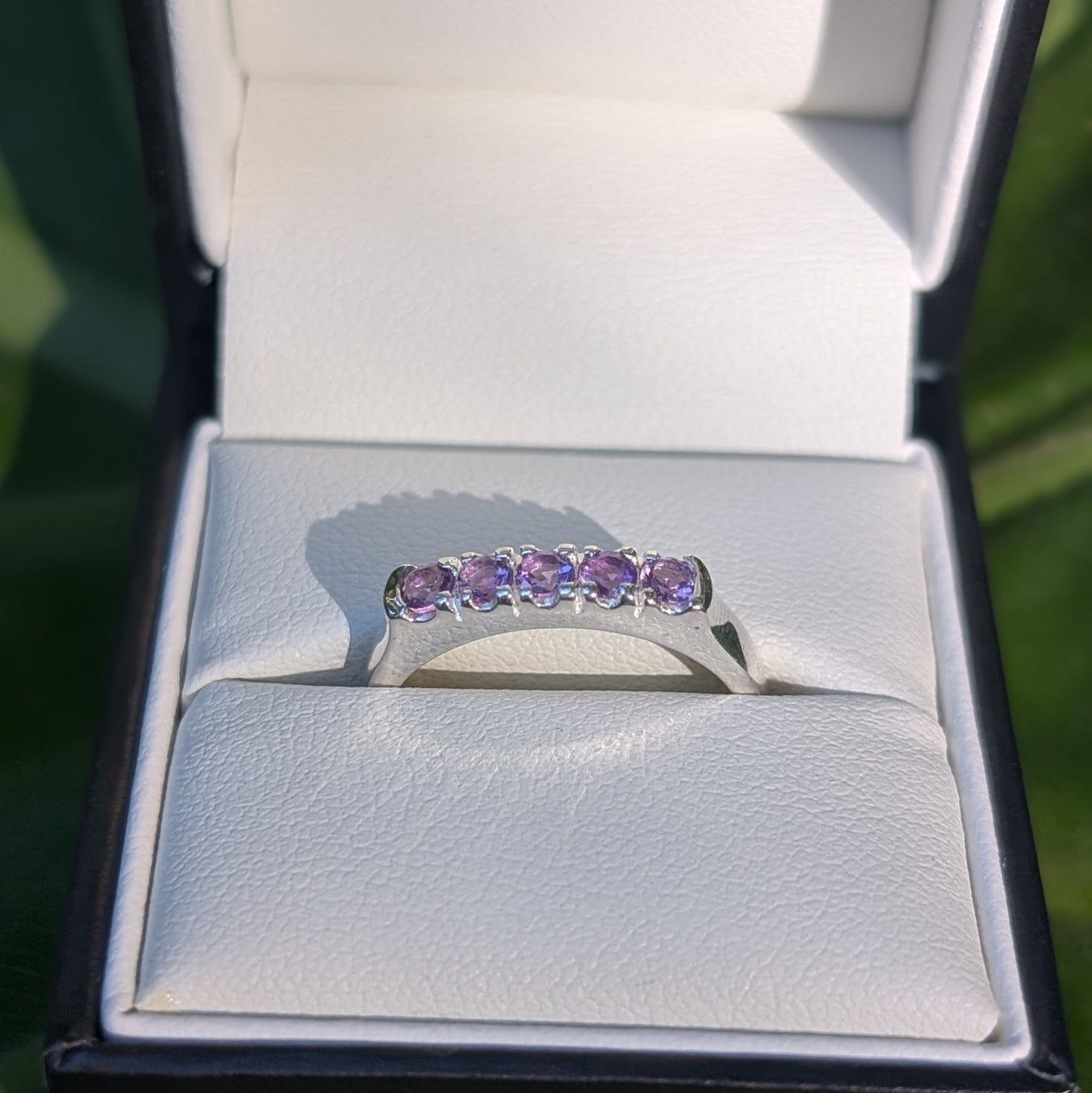 Amethyst Ring Sterling Silver R7