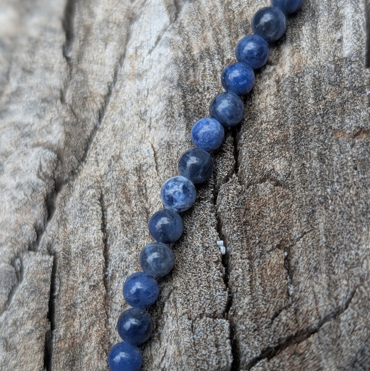 4mm Sodalite Beaded Necklace