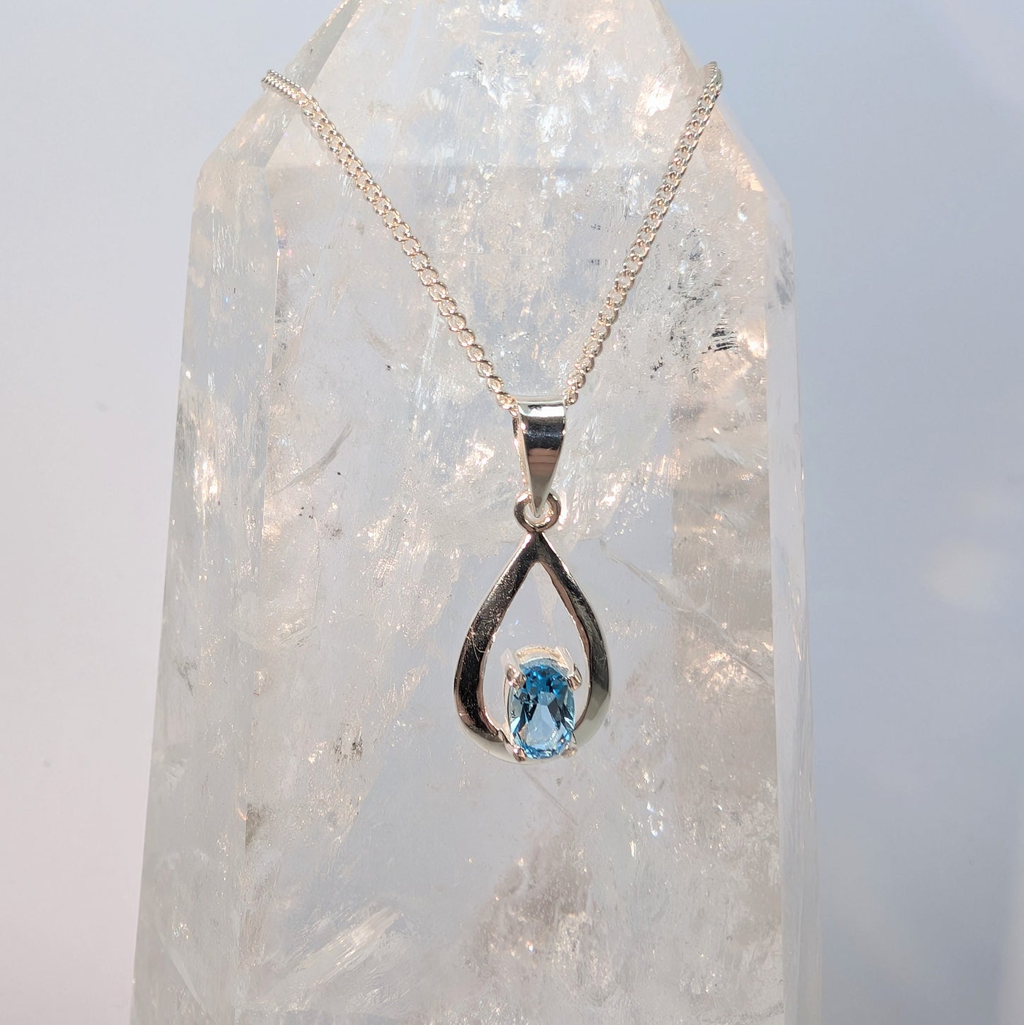 6x4C Sterling Silver Pendant