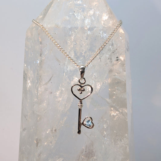 Key Pendant Sterling Silver