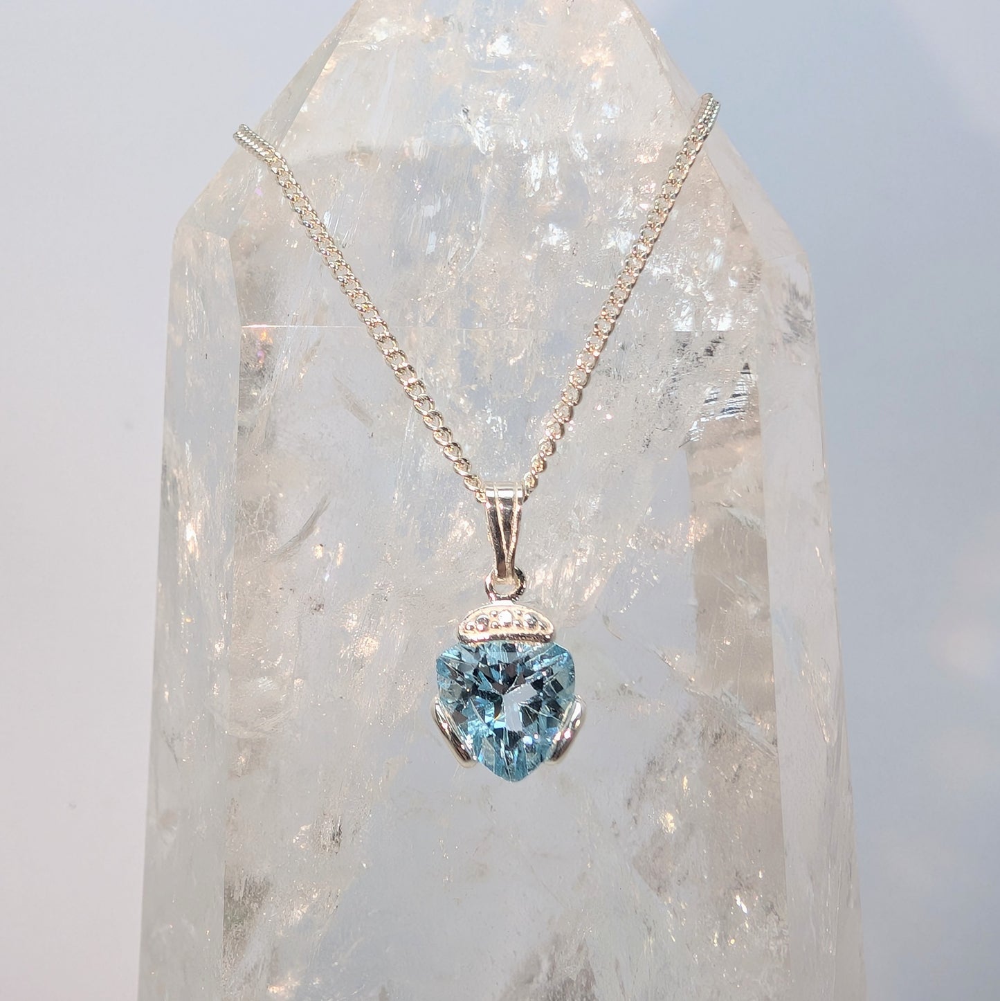 Trilliant Pendant Sterling Silver