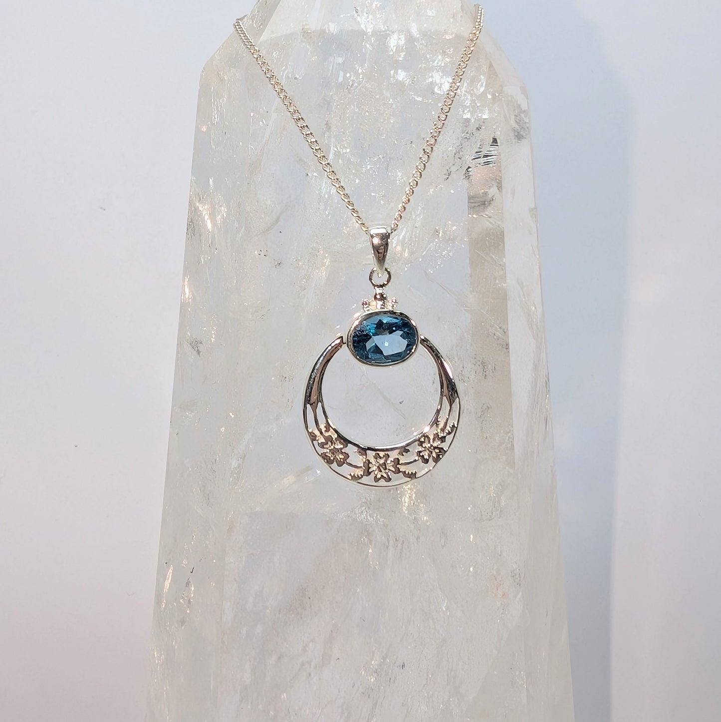 Celtic Hoop Sterling Silver Pendant