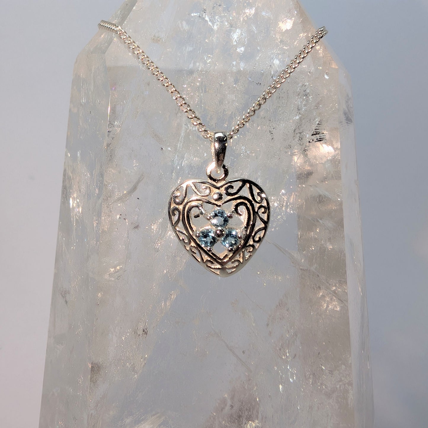 Celtic Heart Sterling Silver Pendant